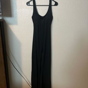 Black Sleeveless Jumpsuit